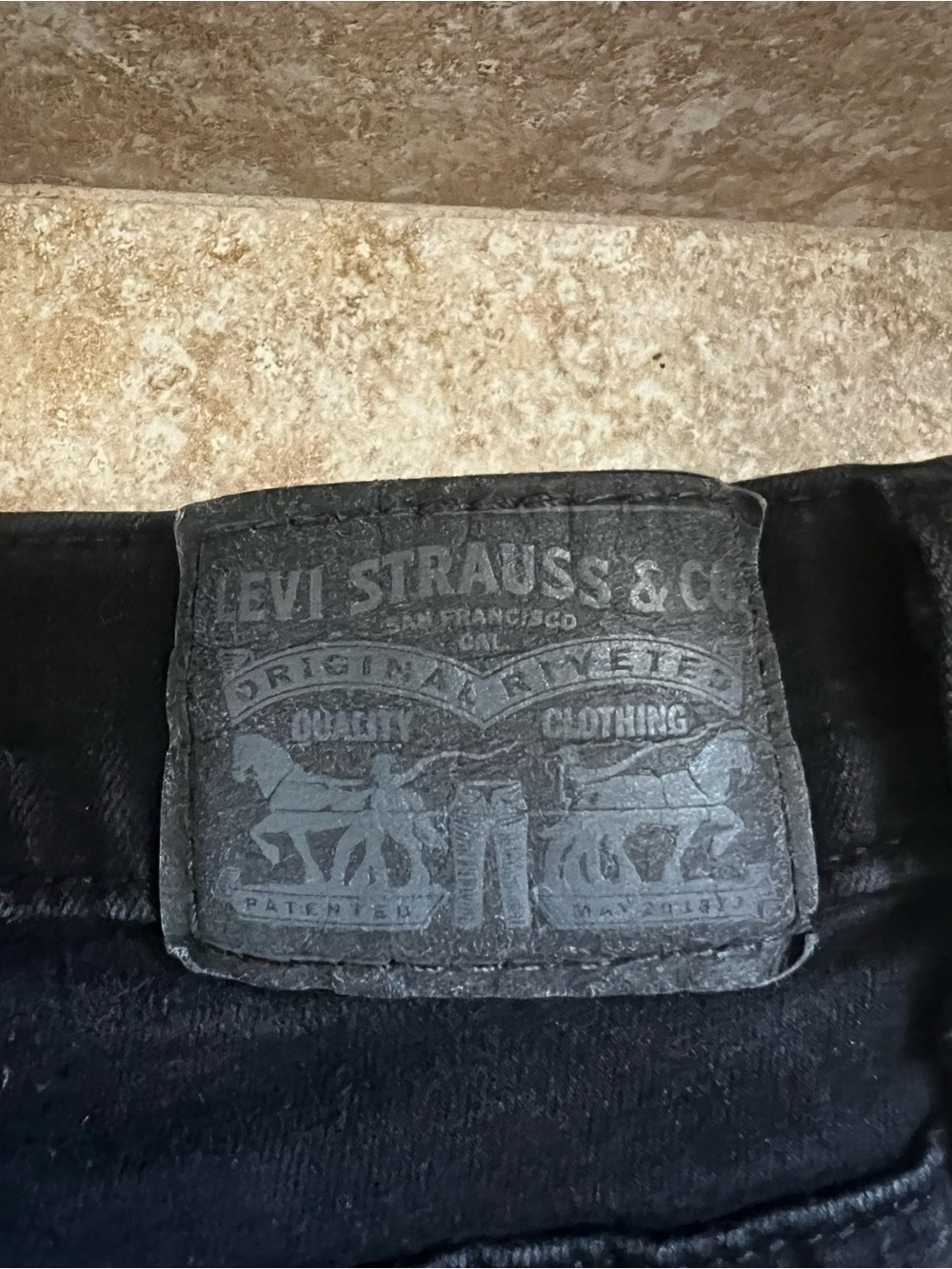 Levi’s 724 High Rise Straight Leg Women’s Black Jeans Size W28 L30 🖤 - Picture 8 of 9